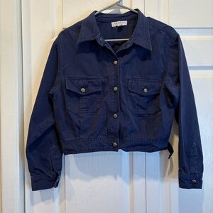 Vintage Karen Kane Petites Blue Jacket - Size Large